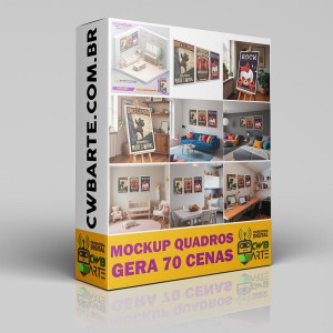 70 Quadros com Moldura e Mdf