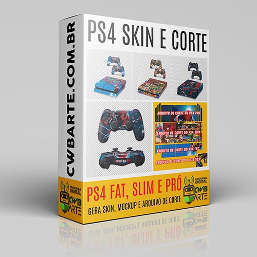 Gerador de Skin para consoles PlayStation 4 - Todos modelos